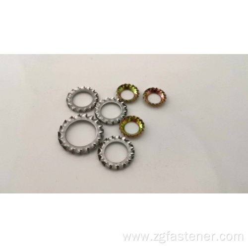 zinc plated DIN6797 Internal Teeth Serrated Lock Washers